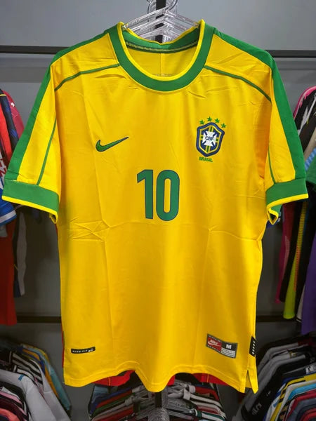 Retrô Brasil Home 1998 - Rivaldo 10
